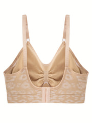 3pcs Leopard Pattern Bralettes Women's Lingerie