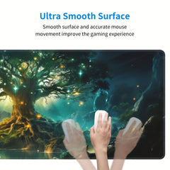 Green Magical Tree Gaming Mouse Pad XL