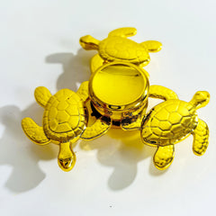 Colorful Metal Turtle Finger Spinner Quiet Durable Toy Relax Novelty Game