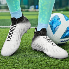 Men's Pro Soccer Shoes Outdoor Cleats Lightweight Breathable