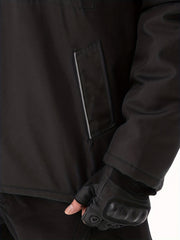 Men's Waterproof Hooded Zip Up Jacket for Outdoors