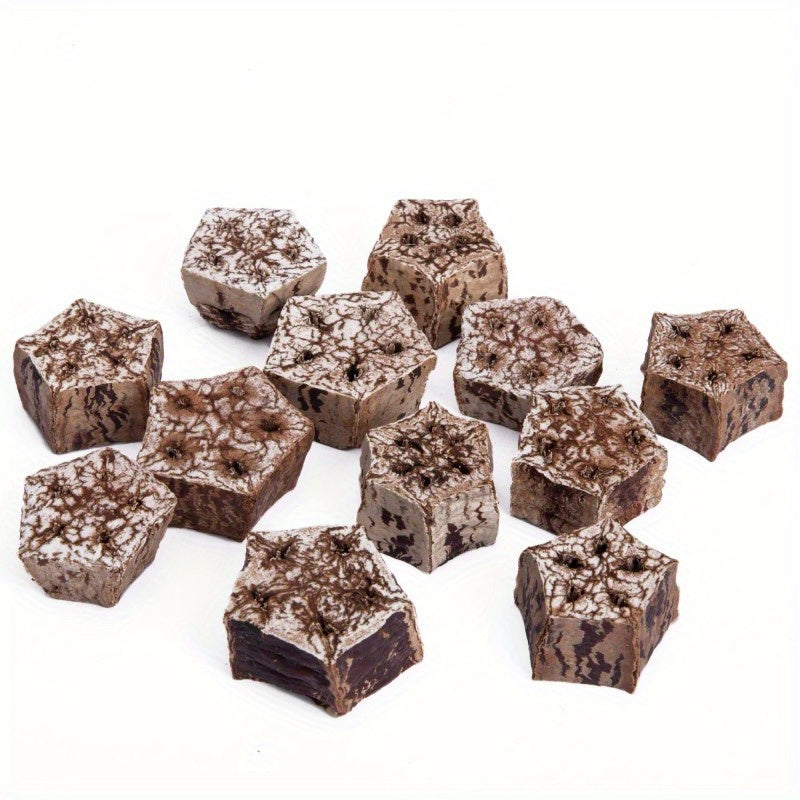 12pcs Pack Natural Bird Toys for Boredom Relief and Mouth Grinding