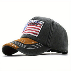 US Flag Baseball Cap Sun Hat Duck Tongue Cap