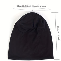 Solid Beanie Polyester Men Women Unisex Beanies Cap Casual Beanie Hats