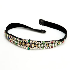 Rhinestone Elastic Belt Vintage Wedding Party Waist Belt