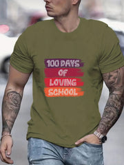 Men's Graphic Active T shirt Crew Neck Tee Casual Comfy Tops For Summer