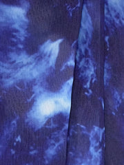 Tie Dye Cover Up Shirt Loose Fit Beachwear Women's Swimwear