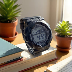 Youth Waterproof Timer Boys' Watch with Alarm