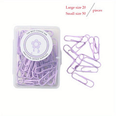 Colorful Paper Clip Creative Paper Clip with Storage Box