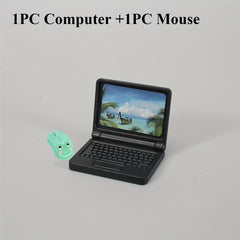 2pcs Mini ABS Plastic Computer Mouse & Laptop Accessories Pink