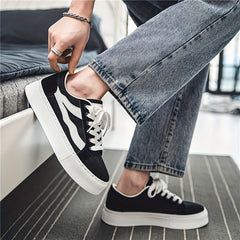 Men's Lace Up Sneakers Outdoor Skateboarding Shoes