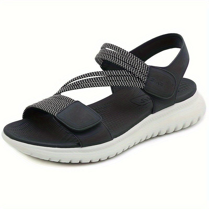 Women's Flat Sports Sandals Open Toe Ankle Strap Casual Outdoor Shoes