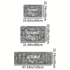 Anti Fatigue Kitchen Mat Absorbent Bath Mat & Entrance Doormat