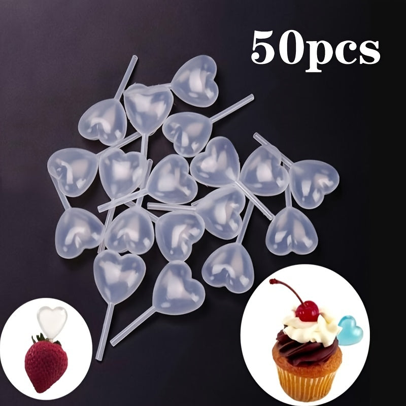 50pcs 4ml Plastic Cupcake Pipettes for Easy Liquid Infusion Baking Tools