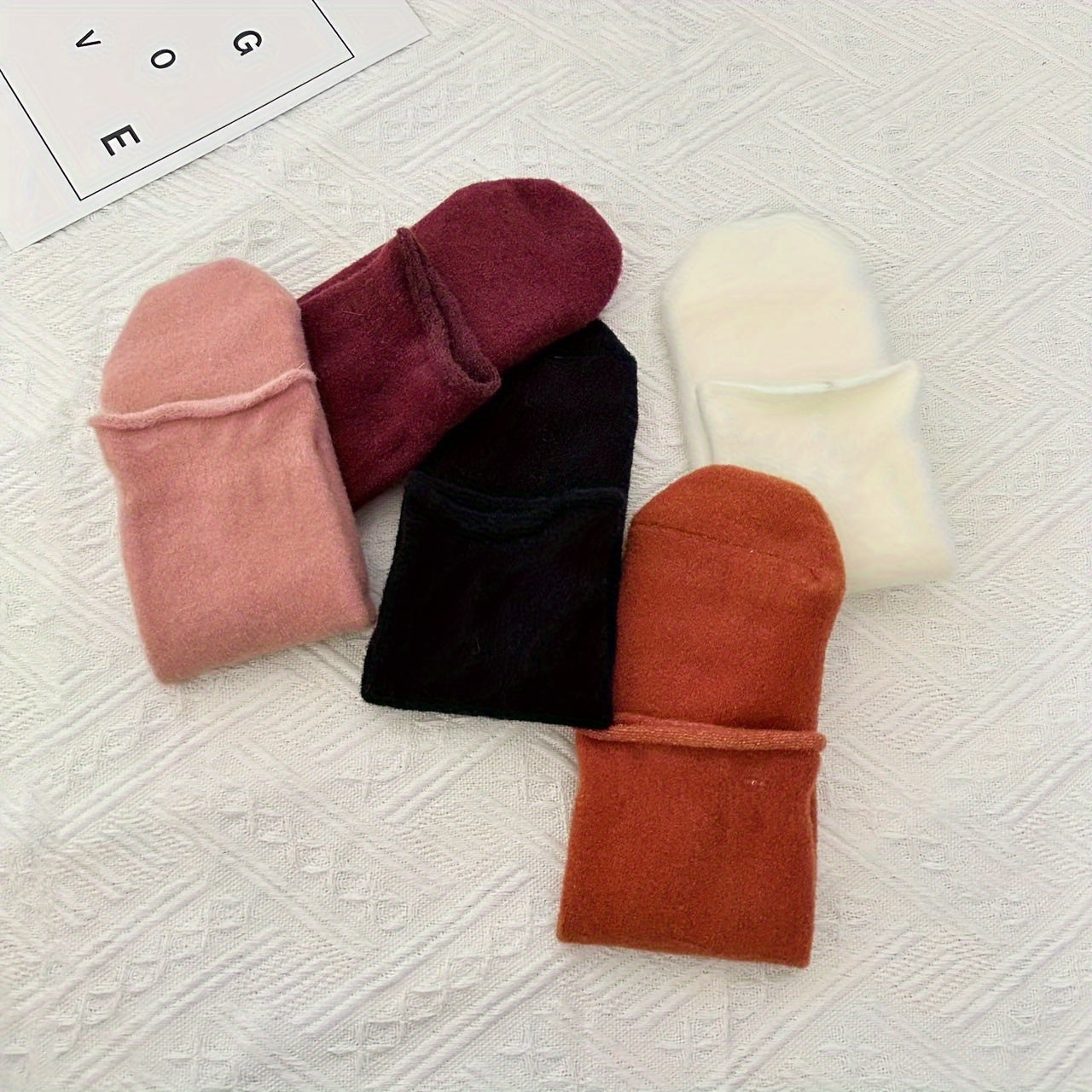 10 Pairs Women's Solid Mid Tube Socks Soft & Comfy Stockings Hosiery