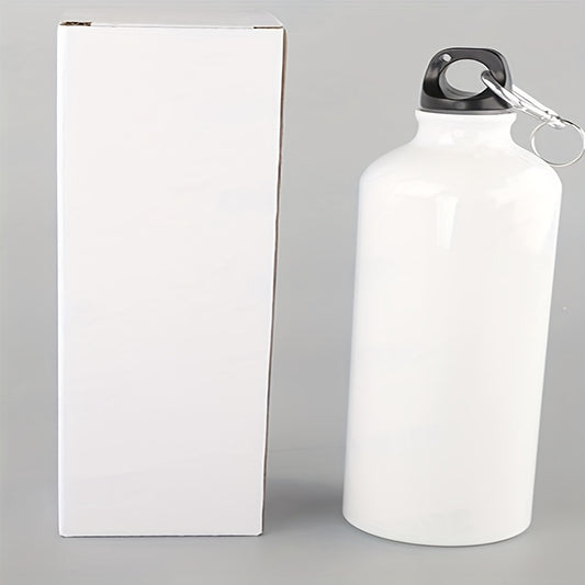 6pcs 500ml Sublimation Water Bottle w/ Carabiner Hook for Sports
