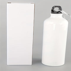 6pcs 500ml Sublimation Water Bottle w/ Carabiner Hook for Sports