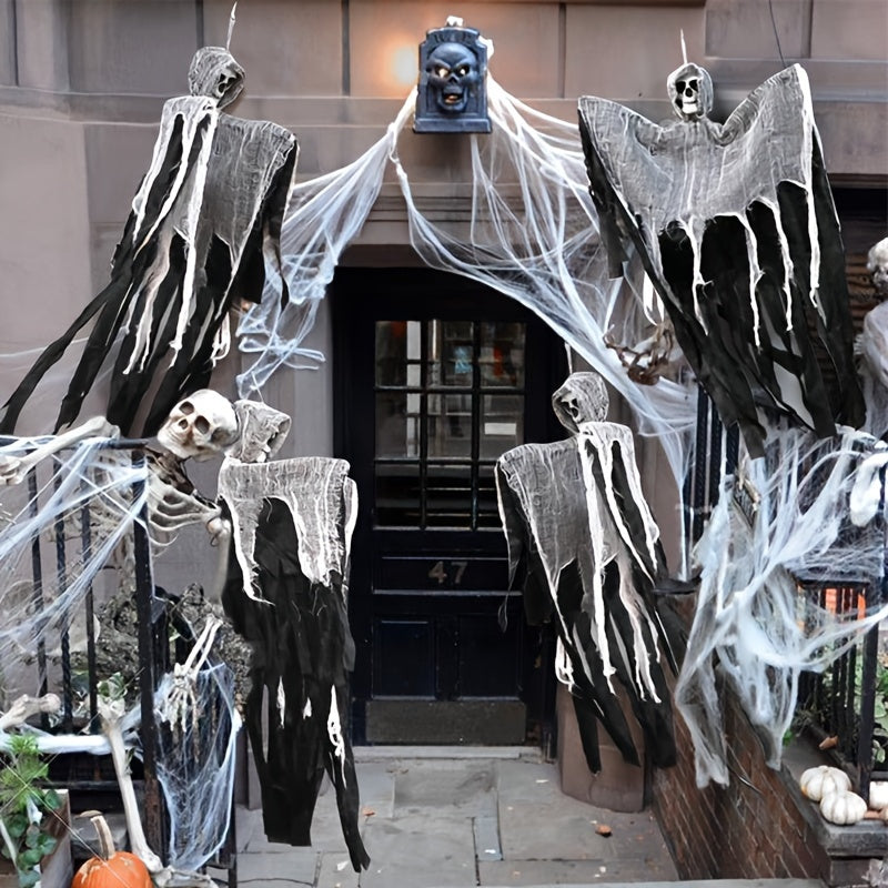 Hanging Skull Halloween Decoration for Doorway