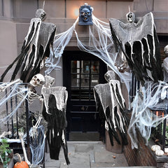 Hanging Skull Halloween Decoration for Doorway