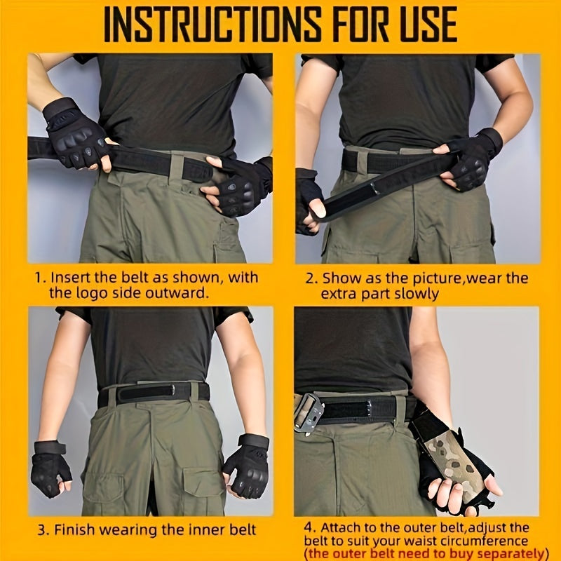 Outdoor Men's Belt Sports Inner Belt Nylon Belt
