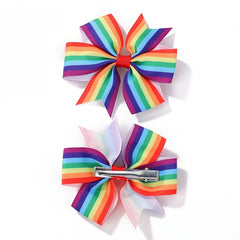 2pcs Candy Bow Hair Clips for Kids