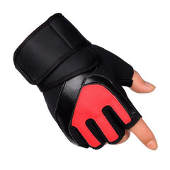 Men's Padded Workout Gloves with Wrist Wrap Support