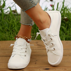 Women's Lightweight Lace-Up Casual Sneakers