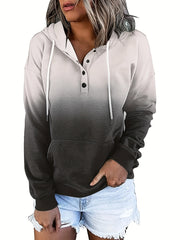 Casual Long Sleeve Hoodie Drawstring Hoodies Sweatshirt
