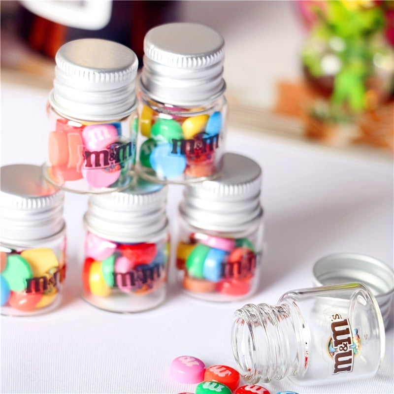 Dollhouse Kitchen Candy Glass Jar Play Props