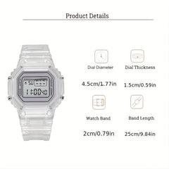 Kids' Waterproof Electronic Watch with Luminous Display