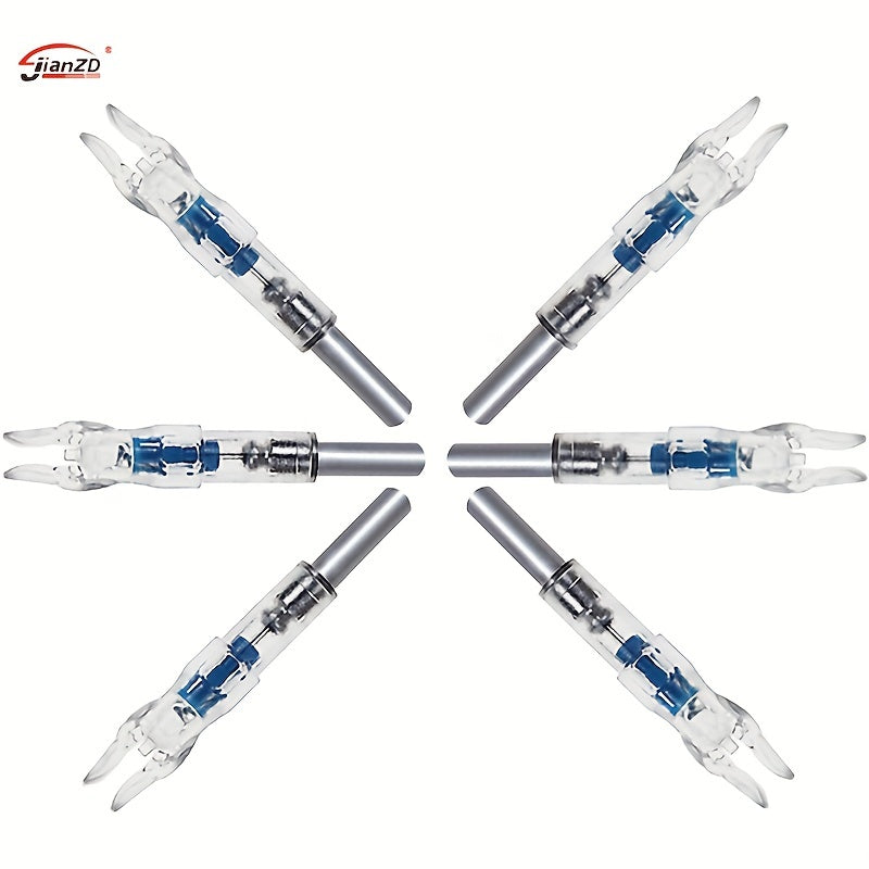6pcs Lighted Nocks Archery Led Nocks Diameter 6.244 Shooting Practice