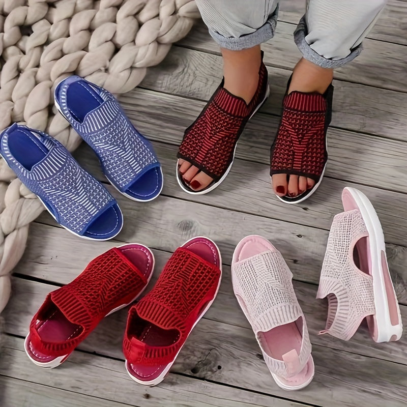 Women's Breathable Mesh Sport Sandals Non slip Outdoor Sandals