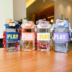 Classic Plastic Cup & Water Bottle Set