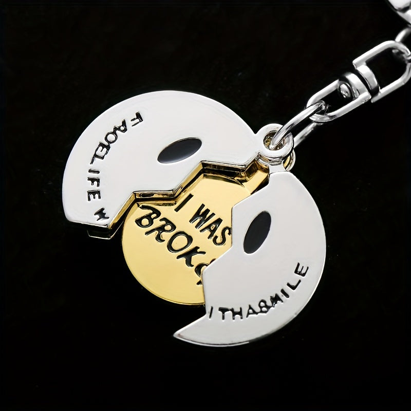 Survival Whistle Sunglasses Keychain Bag Pendant