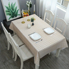 Waterproof Plastic Tablecloth Style Household Table Cover