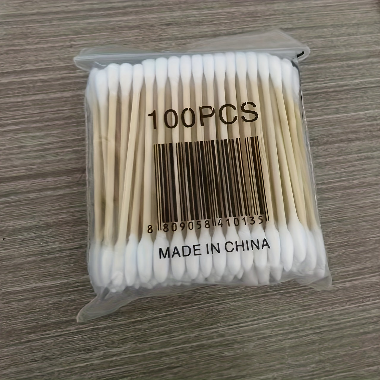 500pcs 100pcs Cotton Swabs Round Thick Tips Disposable Ear Cleaning Sticks