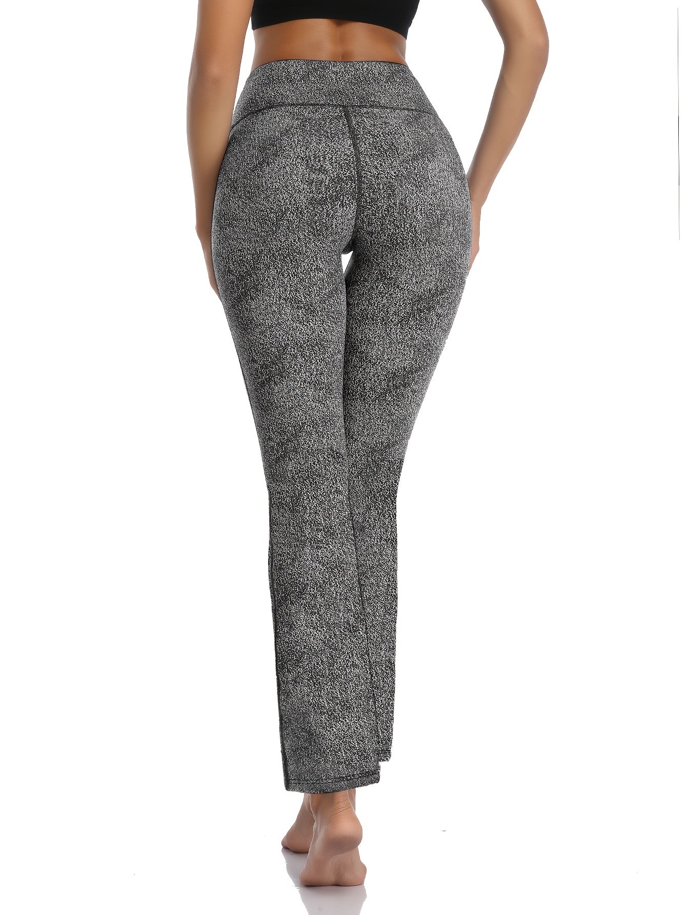 High Waist Skinny Flare Pants Sports Fitness Yoga Running Yoga Pants