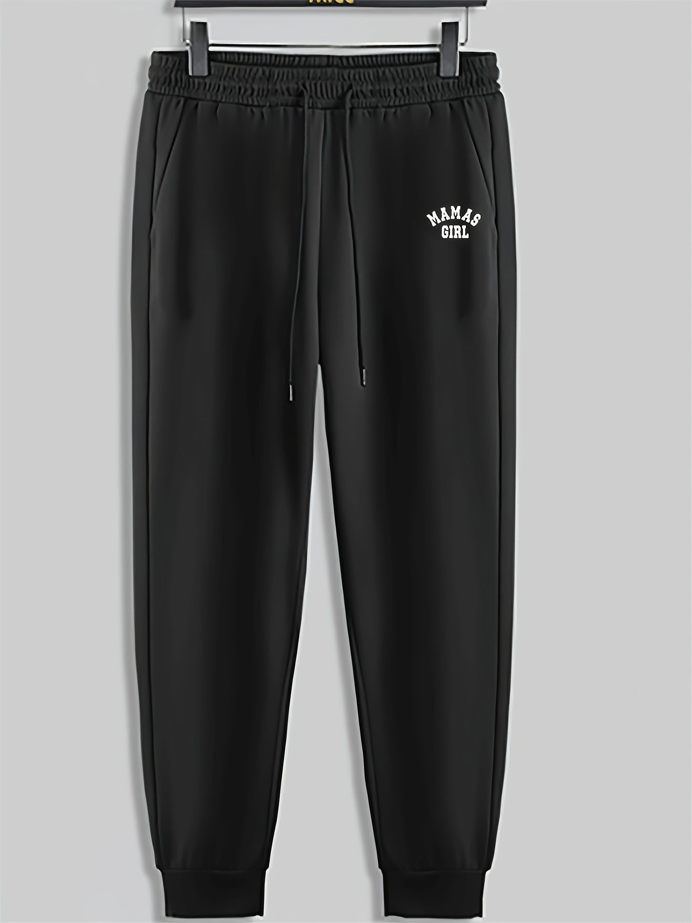 Mamas Girl Men's Drawstring Sweatpants for Spring Autumn