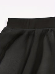 Girls Solid Ballet Tutu Skirt for Dancing Performance