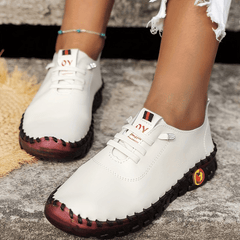 Women's Lace Up Low Top Walking Shoes Non Slip Flats