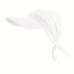 Lace Up Turban Baseball Cap Sun Hat Women's Head Scarf Bandana Visor Hats