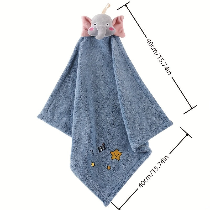 Coral Velvet Hand Towel Quick Dry Absorbent Soft Towel