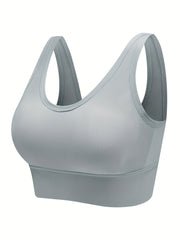 Seamless Wireless Sports Bra Breathable Running Tank Bra