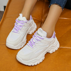 Platform Chunky Sneakers Height Increased Casual Dad Shoes