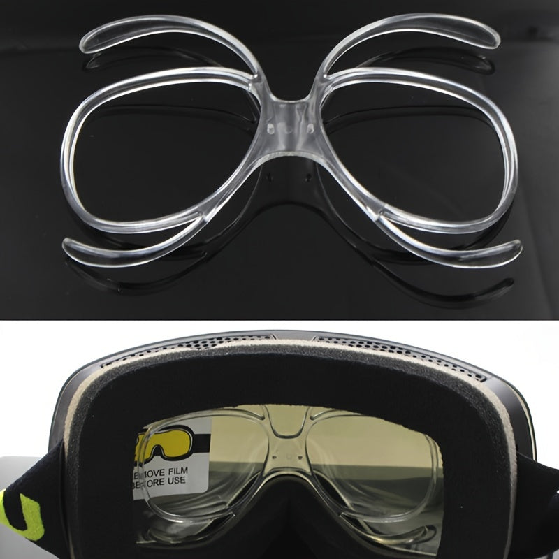 Skiing Goggles Myopia Frame Insert Optical Adaptor Flexible Prescription Frame