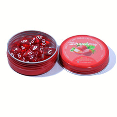 7pcs Strawberry Dice Set for Board Game Gift