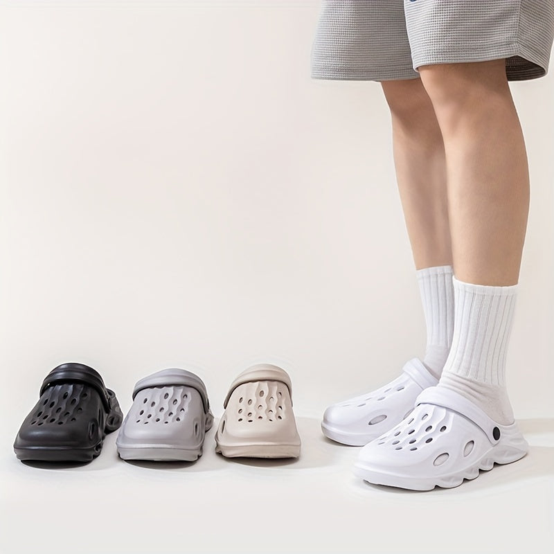 Men's Closed Toe Clogs Sandals Soft Sole Outdoor Walking Shoes