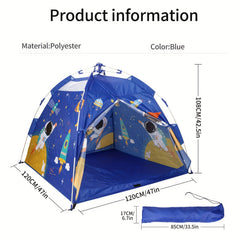 Kids Play Tent Easy Set Up Pop Up Playhouse For Boys And Girls