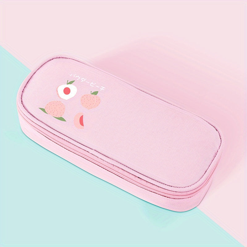 Fruit Pattern Makeup Bag Zipper Storage Pouch