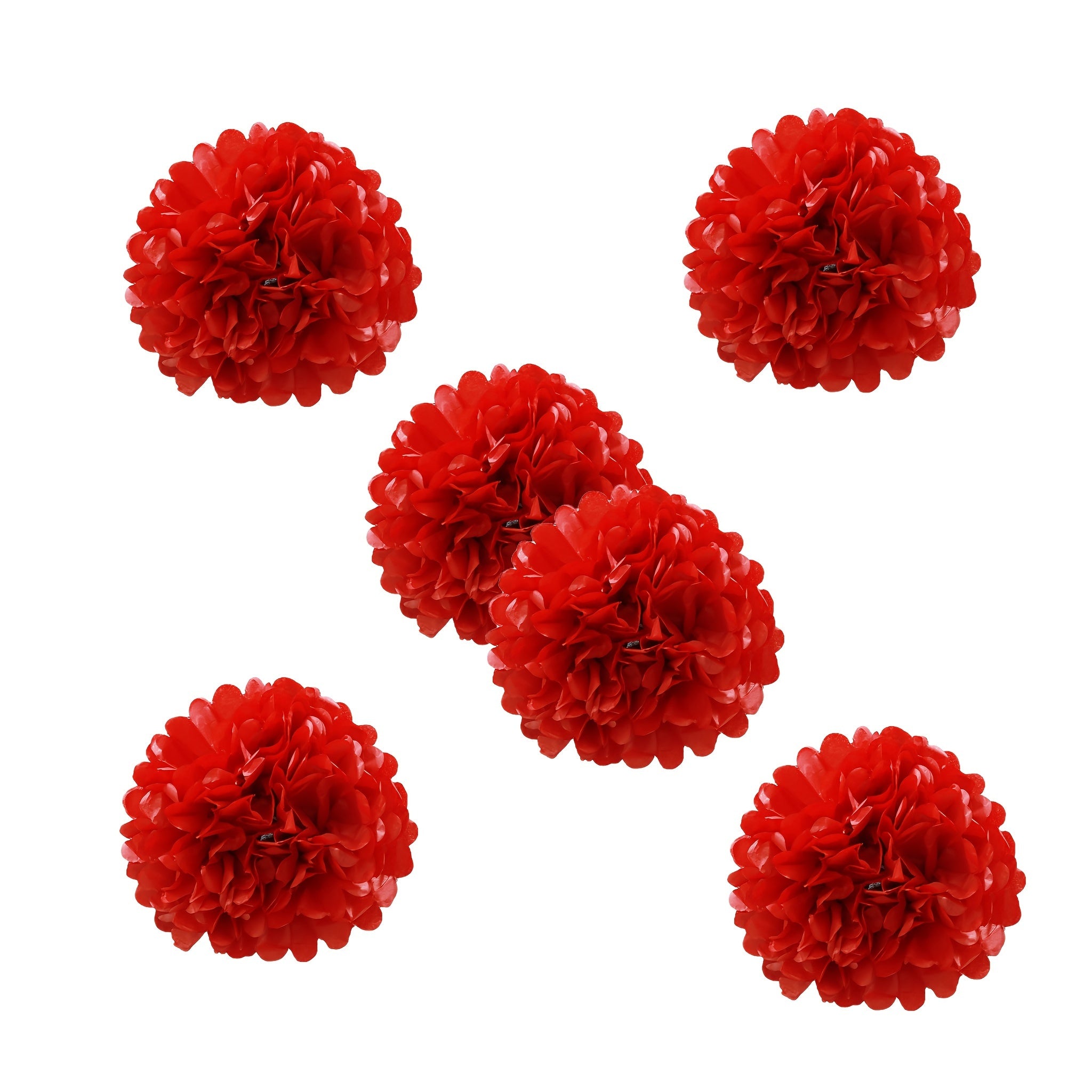 33 Colors 6pcs 10inch Paper Flower Wedding Birthday Christmas Year Paper Pompom